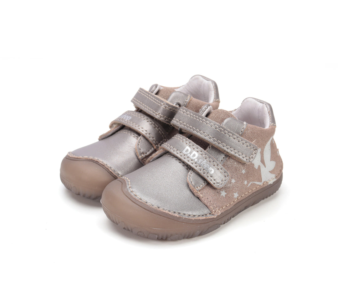 ZAPATOS CHAMPAGNE Y PLATA HADAS