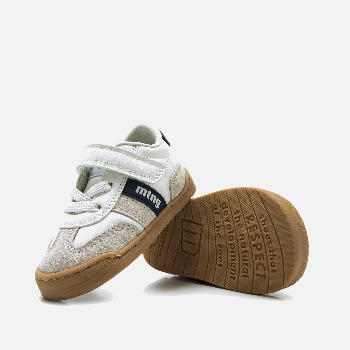 ZAPATILLAS FREE BABY BLANCO Y GRIS