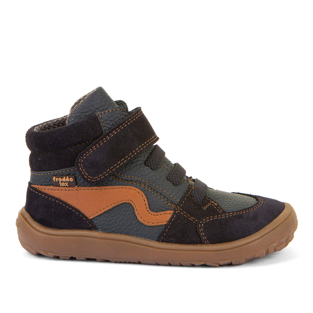 BOTINES TEX GO GRIS Y MARRÓN
