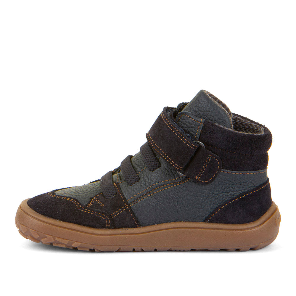 BOTINES TEX GO GRIS Y MARRÓN
