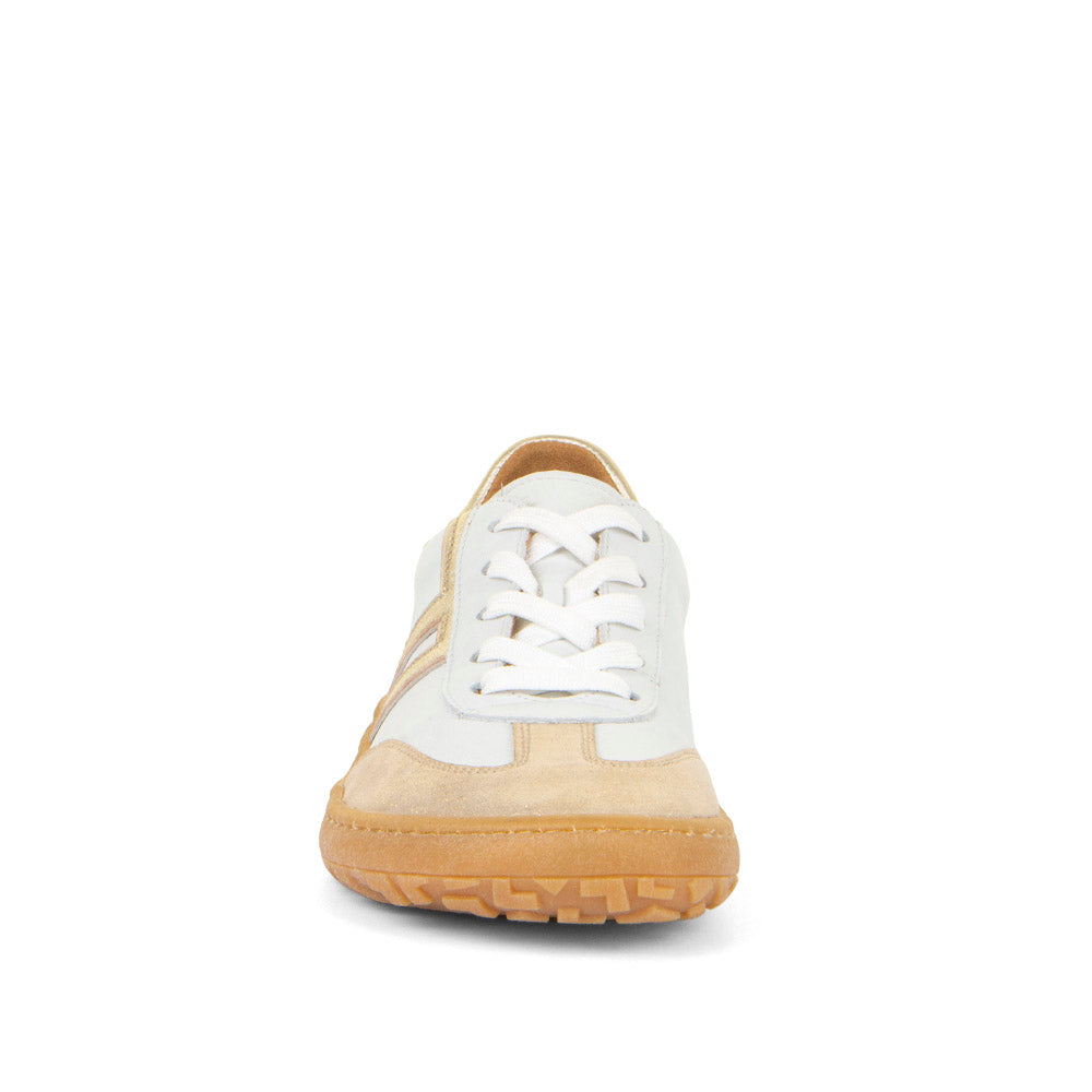 ZAPATILLAS BLANCO Y DORADO ADULTOS