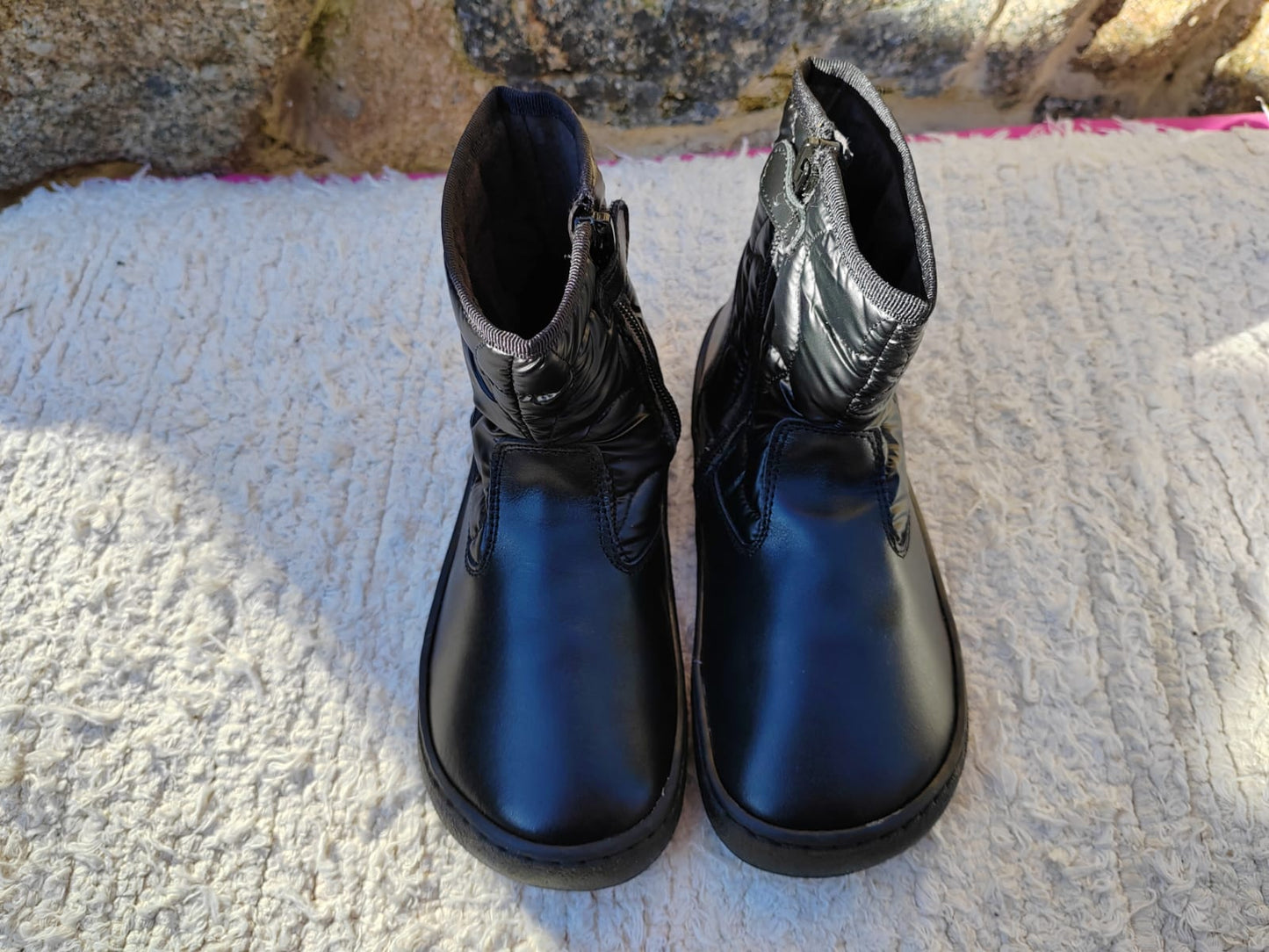 BOTAS NÁCAR NEGRO