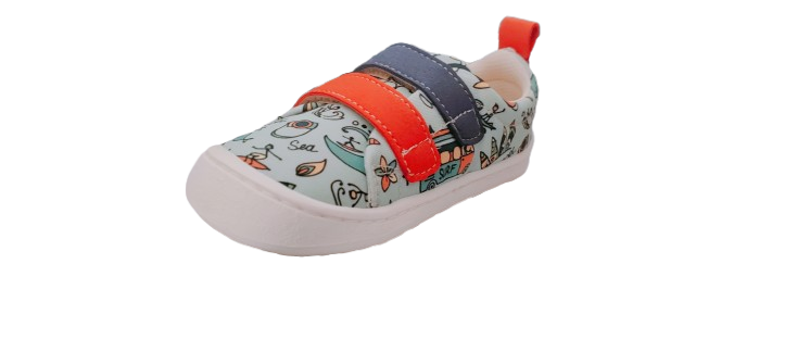 LONA PAPAYA Y NAVY