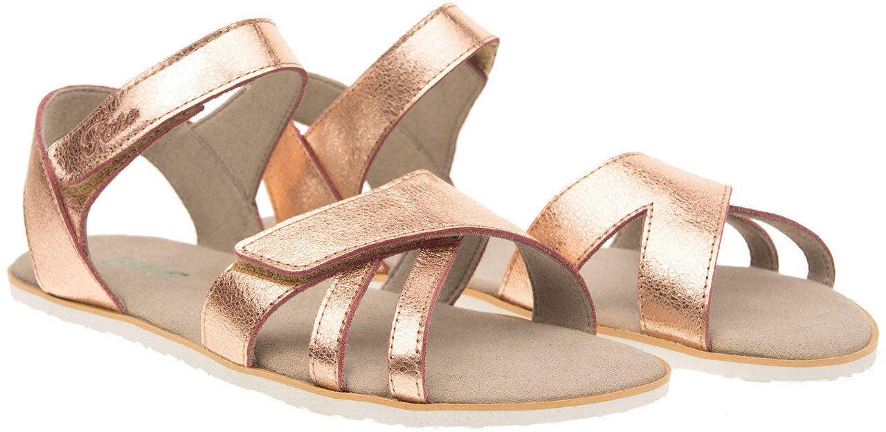 SANDALIAS REIA ORO ROSA