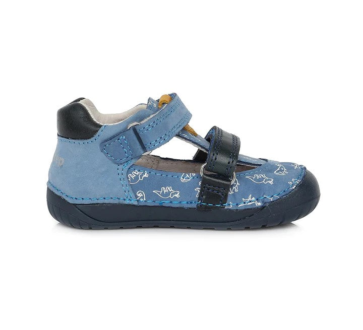 SANDALIAS D.D. STEP DINOS AZUL