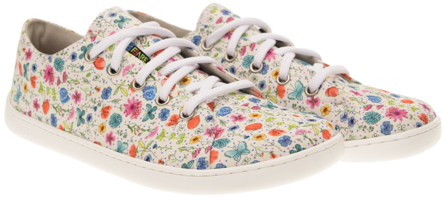 ZAPATILLAS TEXTILES FLORES