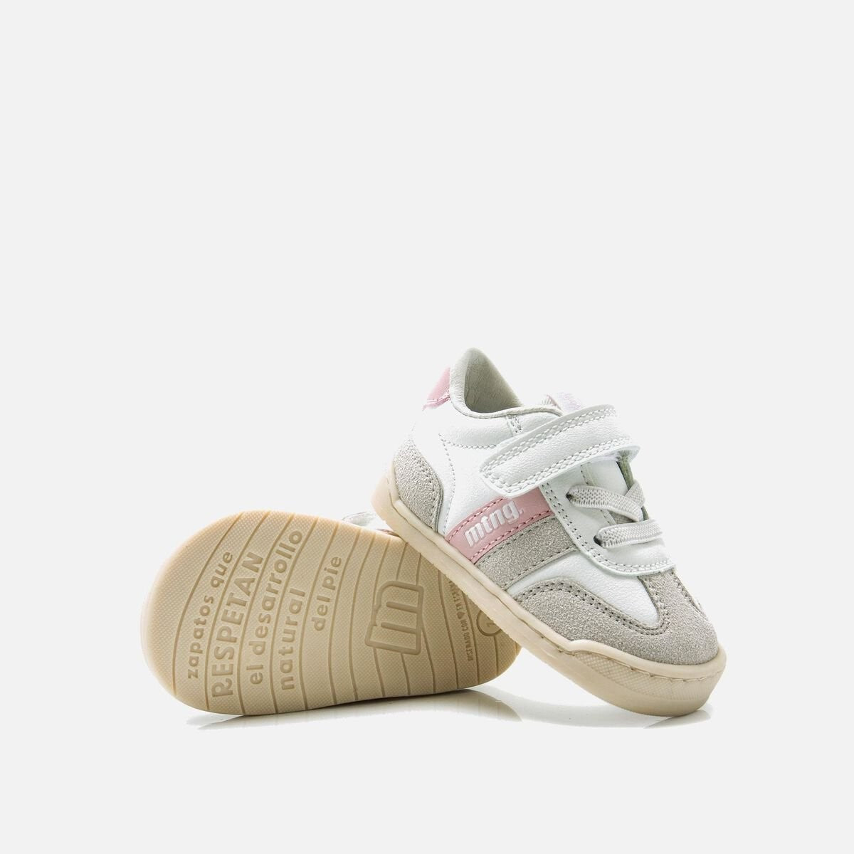ZAPATILLAS FREE BABY ROSA Y BLANCO