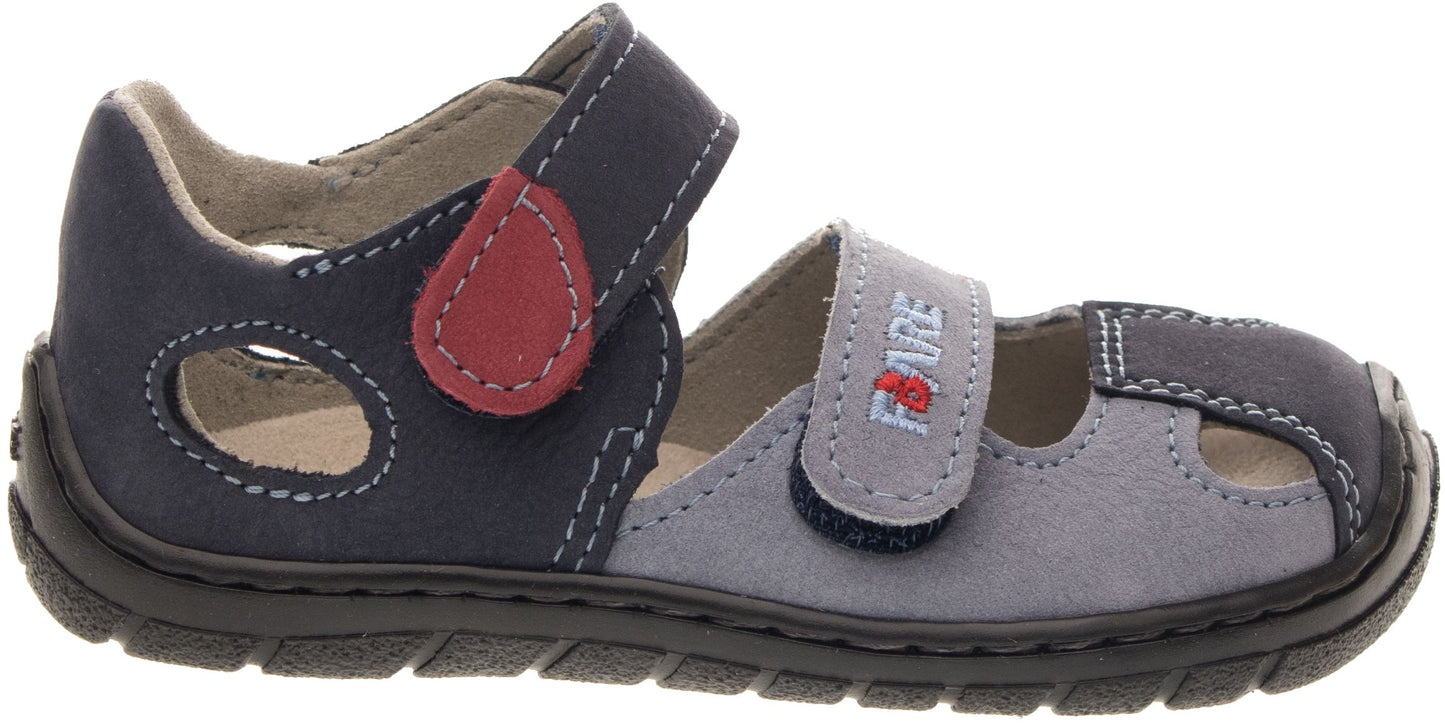 SANDALIAS NAVY Y GRIS