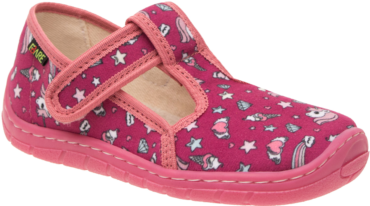 ZAPATILLAS TEXTILES ROSAS UNICORNIOS