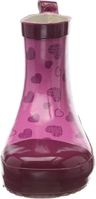 BOTAS DE AGUA CORAZONES ROSA