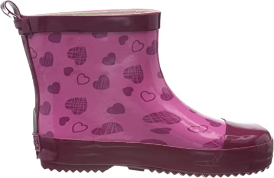 BOTAS DE AGUA CORAZONES ROSA