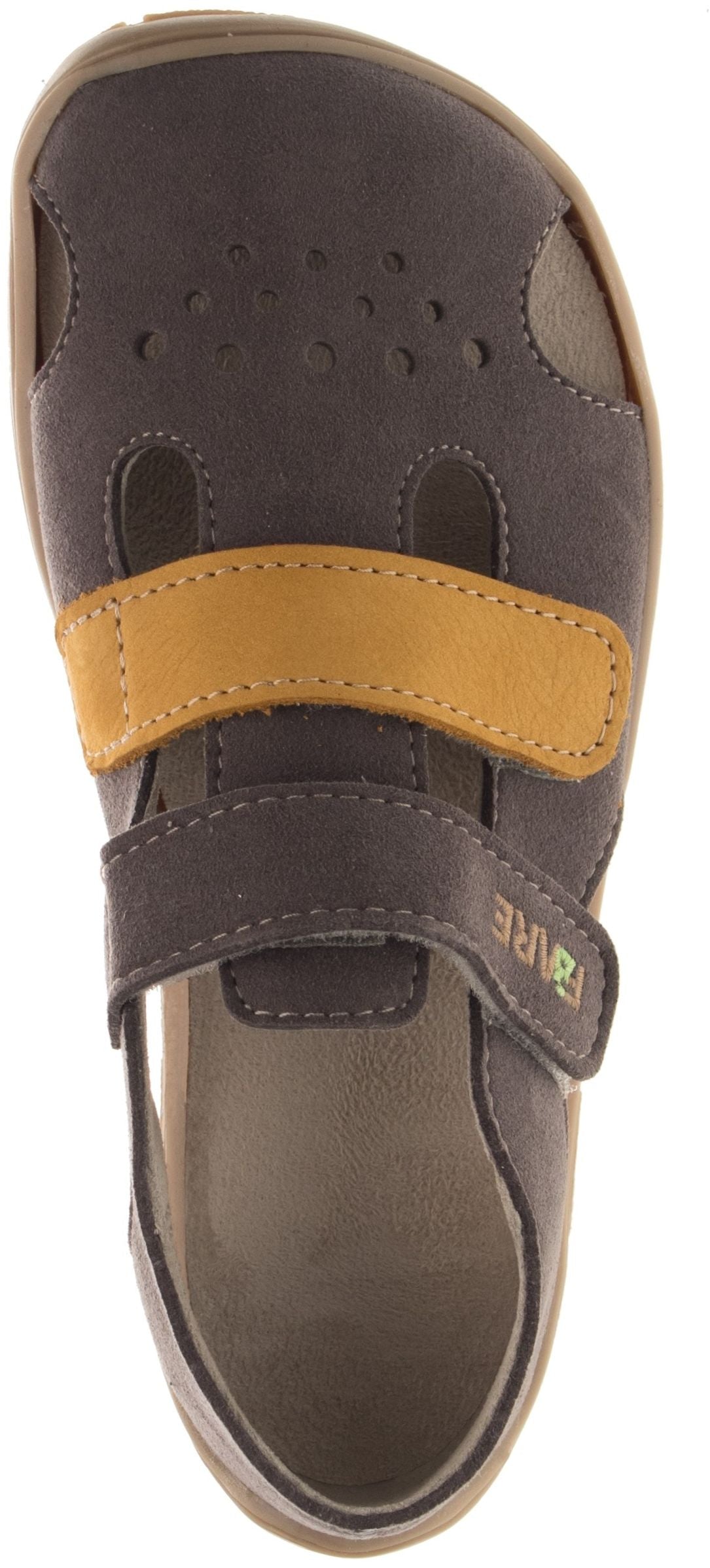 SANDALIAS MARRÓN Y OCRE