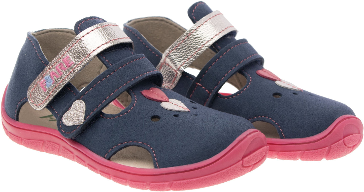 SANDALIAS AZUL Y ROSA