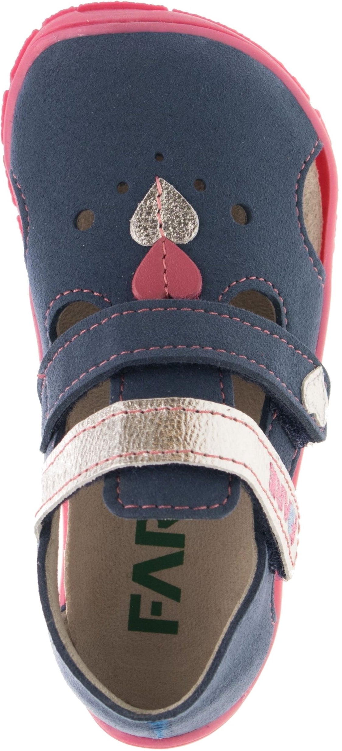 SANDALIAS AZUL Y ROSA