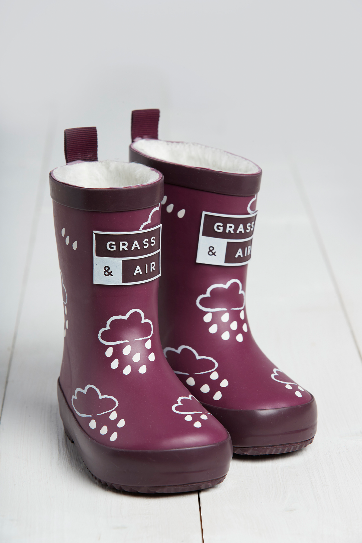 Botas de agua Grass and Air, respetuosas para la lluvia .barefoot en Andaina