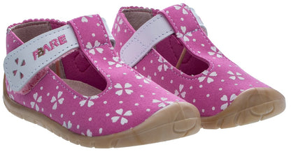 SANDALIAS TEXTILES ROSA CORAZONES
