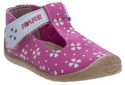 SANDALIAS TEXTILES ROSA CORAZONES