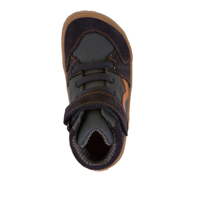 BOTINES TEX GO GRIS Y MARRÓN