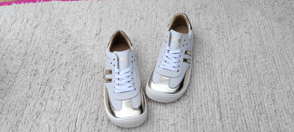 SNEAKERS SAMBAS BLANCO Y CAVA