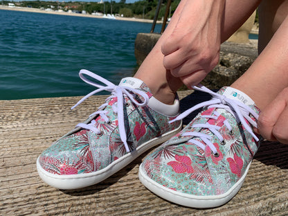 SNEAKERS ELEGANT FLOR AZURA