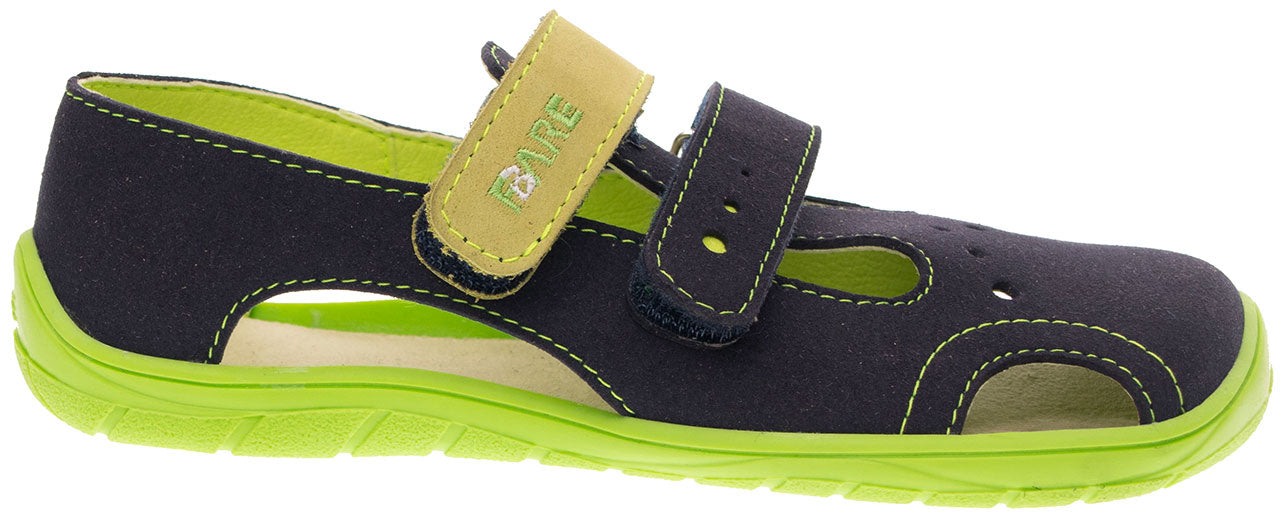 SANDALIAS AZUL MARINO Y VERDE