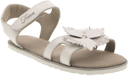 SANDALIAS BLANCAS FLOR