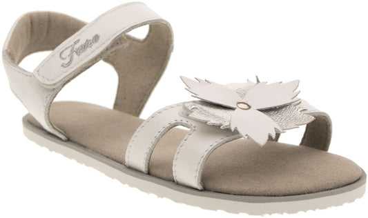SANDALIAS BLANCAS FLOR