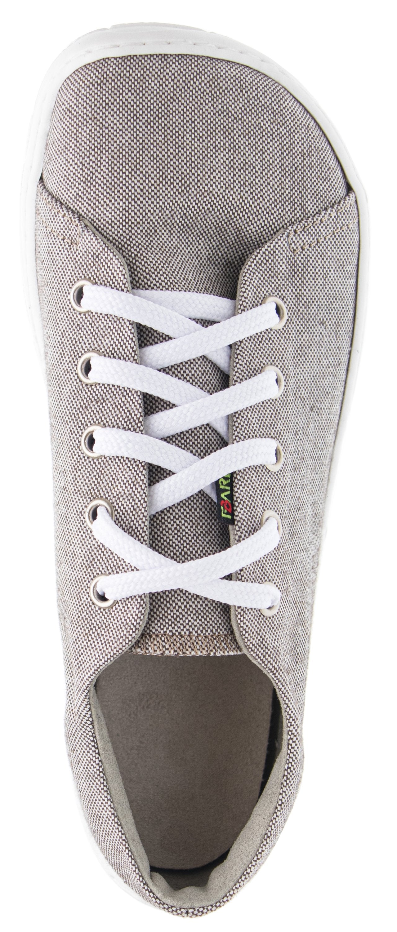 ZAPATILLAS TEXTILES GRIS  Y BLANCO