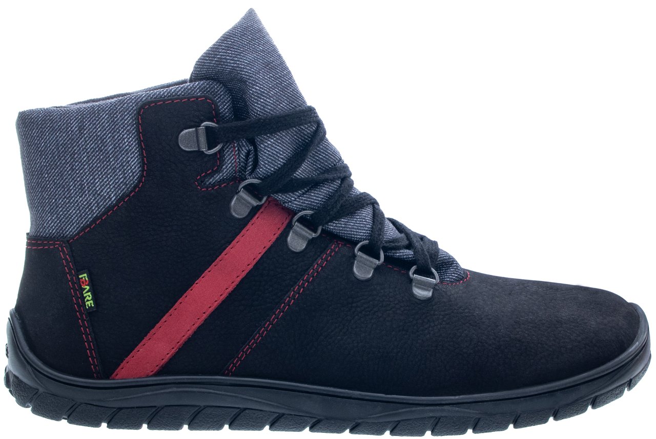 BOTAS IMPERMEABLES NEGOR Y ROJO